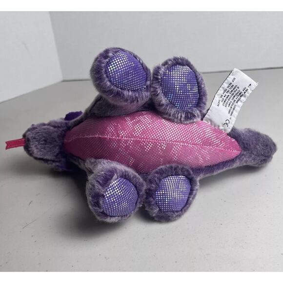 Russ Berrie Purple Pink Dragon Plush Stuffed Animal 7" Tall Collectible Toy - Picture 12 of 16